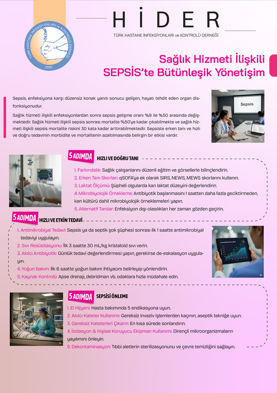 Sağlık Hizmeti İlişkili SEPSİSte Bütünleşik Yönetişim